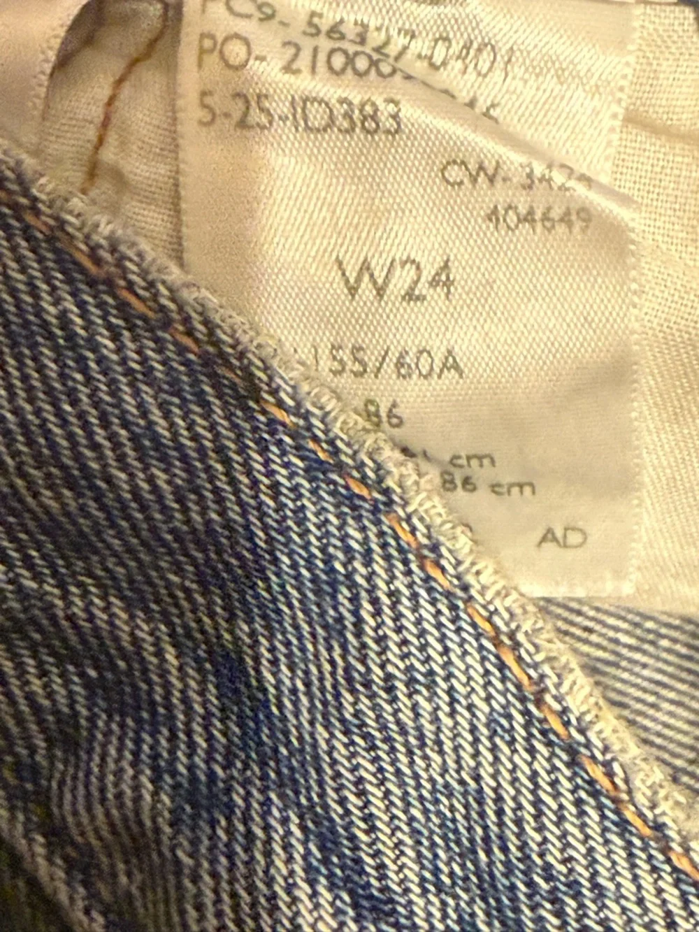 Levi's Distressed Blue Denim Cutoff Shorts